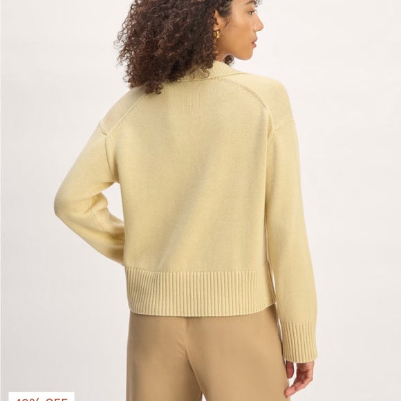 Everlane Boxy Polo in Everyday Cotton in “Parsnip” - Picture 6 of 6